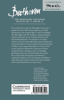 Beethoven: The 'Moonlight' and other Sonatas, Op. 27 and Op. 31 achterzijde