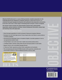 Objective IELTS Advanced Teacher's Book achterzijde