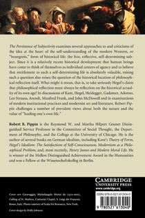 The Persistence of Subjectivity achterzijde