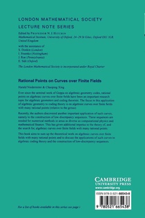 Rational Points on Curves over Finite Fields achterzijde