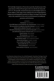 The Cambridge Companion to Proust achterzijde