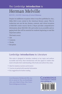 The Cambridge Introduction to Herman Melville achterzijde