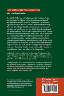 The Partition of India achterzijde