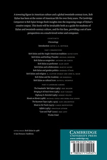 The Cambridge Companion to Bob Dylan achterzijde