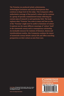 The Cambridge Companion to Victorian Culture achterzijde