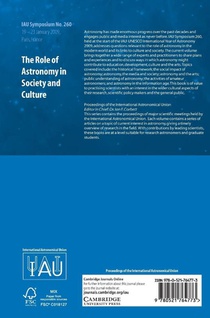 The Role of Astronomy in Society and Culture (IAU S260) achterzijde