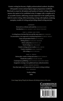 The Cambridge Companion to Creative Writing achterzijde