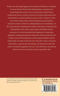 The Cambridge History of Greek and Roman Warfare achterzijde