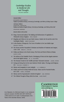 The Political Thought of King Alfred the Great achterzijde