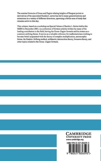 Heegner Points and Rankin L-Series achterzijde