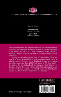 Compensation for Personal Injury in English, German and Italian Law achterzijde