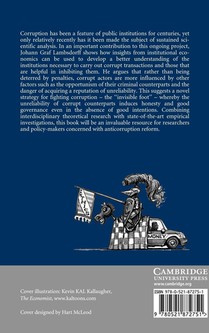 The Institutional Economics of Corruption and Reform achterzijde