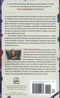 Rachman, T: The Italian Teacher achterzijde