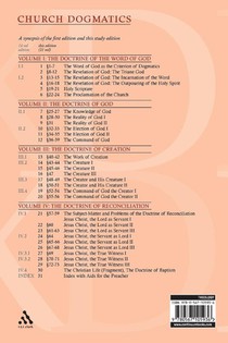 Church Dogmatics Study Edition 11 achterzijde