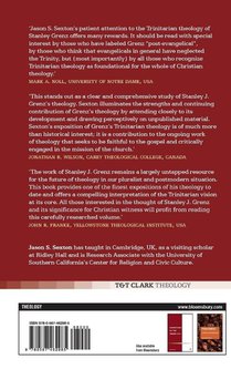 The Trinitarian Theology of Stanley J. Grenz achterzijde