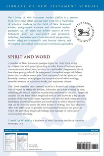 Spirit and Word achterzijde