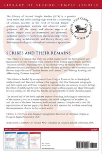Scribes and Their Remains achterzijde