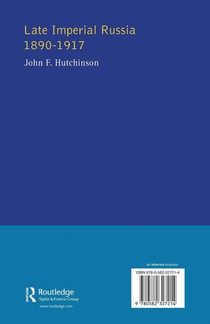 Late Imperial Russia, 1890-1917 achterzijde