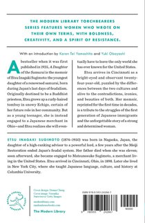 A Daughter of the Samurai achterzijde