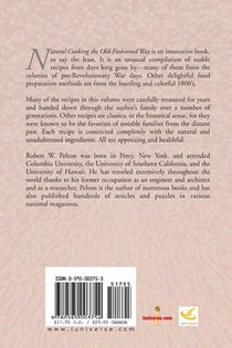 Natural Cooking the Old-Fashioned Way achterzijde