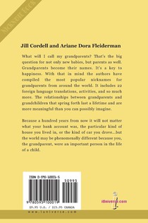 The World's Only Grandparent Nickname Book achterzijde