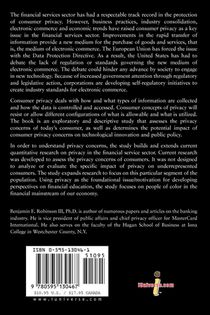 Financial Privacy & Electronic Commerce achterzijde
