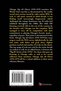 Chicago Top 40 Charts 1970-1979 achterzijde