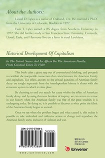 Historical Development Of Capitalism In The United States And Its Affects On The American Family achterzijde