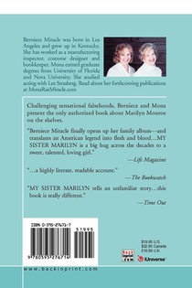 My Sister Marilyn achterzijde