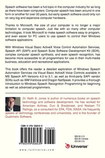 Windows Speech Recognition Programming achterzijde