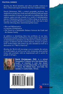 Healing the World achterzijde