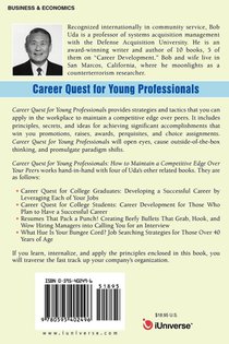 Career Quest for Young Professionals achterzijde