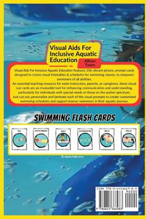 Visual Aids For Inclusive Aquatic Education 100+ Swimming Flash Cards achterzijde