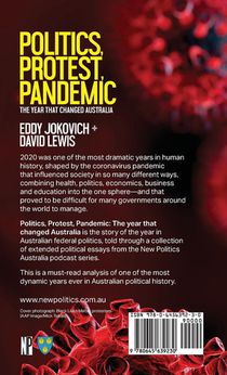 Politics, Protest, Pandemic achterzijde