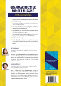 Grammar Booster for OET Nursing achterzijde