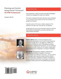 Planning and Control Using Oracle Primavera P6 Versions 18 to 24 PPM Professional achterzijde