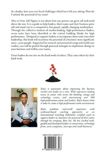 How To Grow Tall Poppies - A Practical Guide To Cultivating High-Performance Teams achterzijde