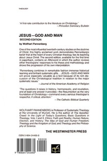 Jesus-God and Man (2nd Edition) achterzijde