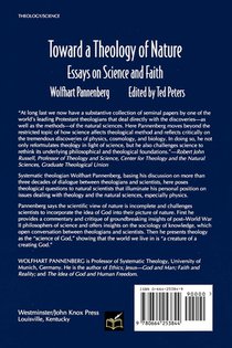 Toward a Theology of Nature achterzijde
