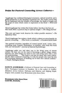 Pastoral Counseling Across Cultures achterzijde