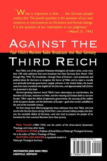 Against the Third Reich achterzijde