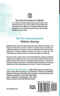 The Ten Commandments achterzijde