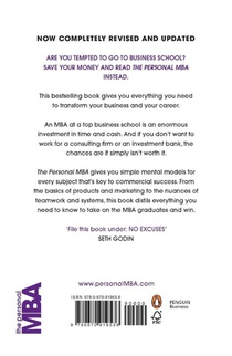 The Personal MBA achterzijde