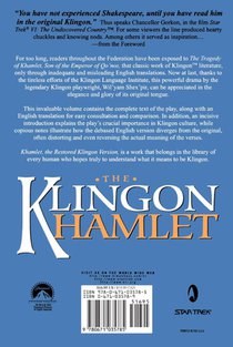 The Klingon Hamlet achterzijde