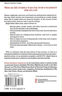Bright Ideas: The Ins & Outs of Financing a College Education achterzijde