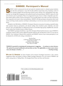 SIMSOC: Simulated Society, Participant's Manual achterzijde