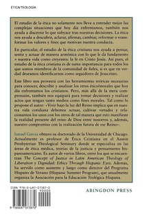 Introduccion a La Etica Cristiana achterzijde