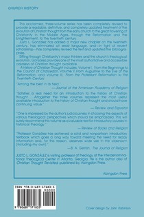 A History of Christian Thought achterzijde