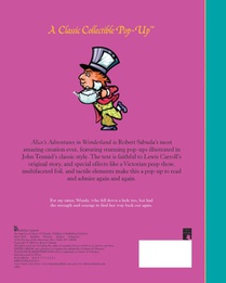 Alice's Adventures in Wonderland achterzijde