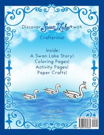 Swan Lake Coloring & Craft Book achterzijde